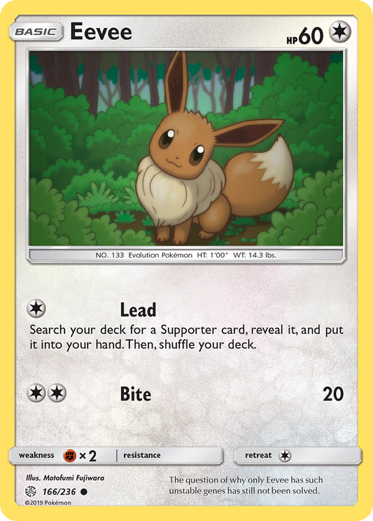 Eevee 166/236 Common | Cosmic Eclipse | Pokemon Card