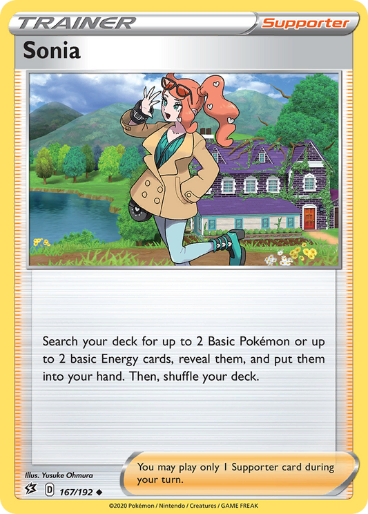 Sonia 167/192 Uncommon | Rebel Clash | Pokemon Card