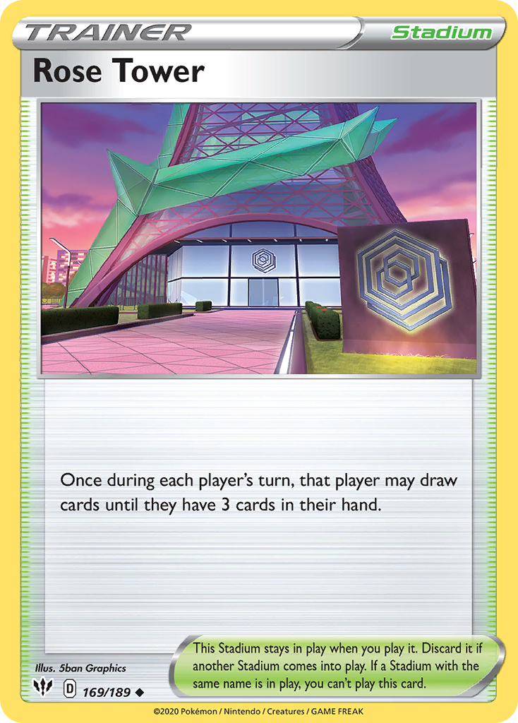 Rose Tower 169/189 Uncommon | Darkness Ablaze | Pokemon Card
