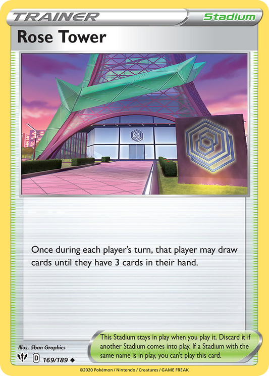 Rose Tower 169/189 Uncommon | Darkness Ablaze | Pokemon Card