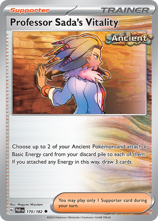Professor Sada's Vitality 170/182 Uncommon | Paradox Rift | Pokemon Card