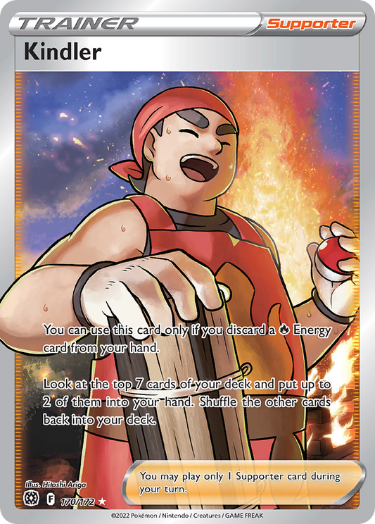 Kindler 170/172 Rare Ultra | Brilliant Stars | Pokemon Card