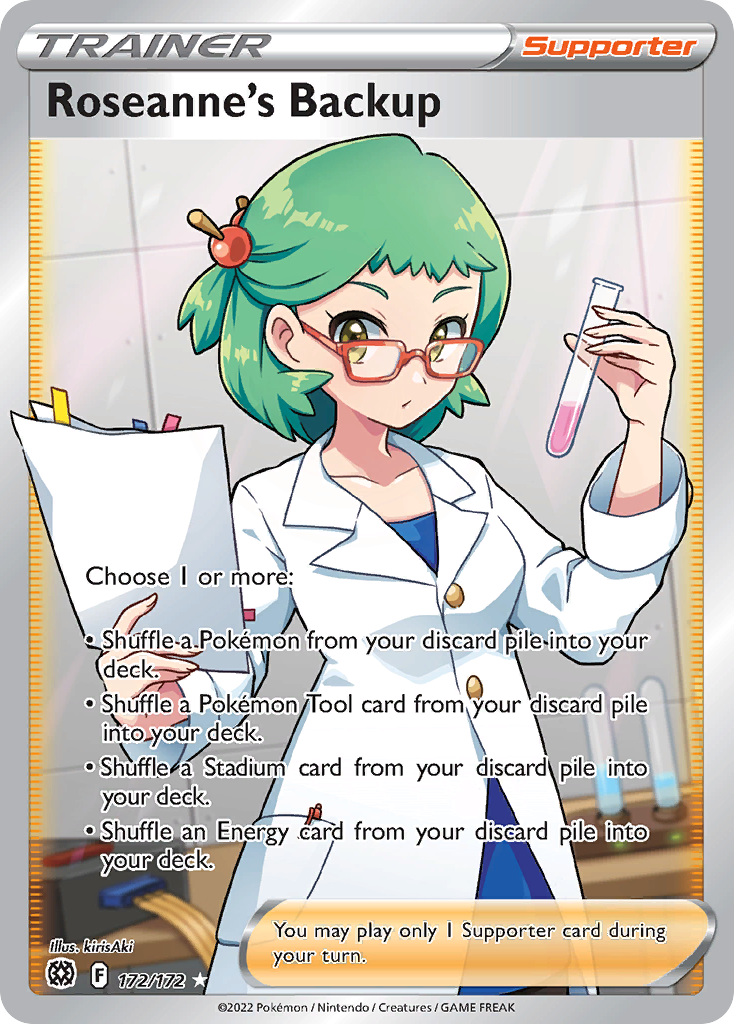 Roseanne's Backup 172/172 Rare Ultra | Brilliant Stars | Pokemon Card