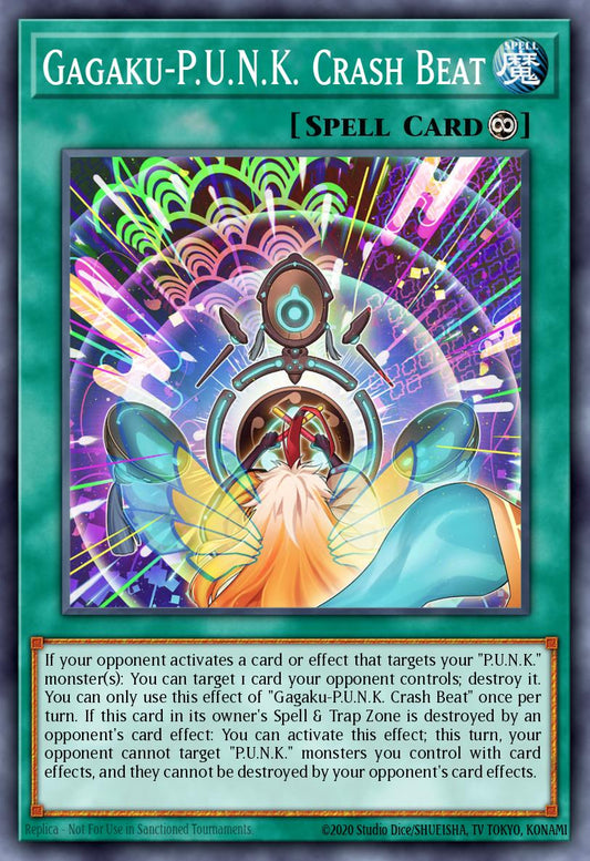 Gagaku-P.U.N.K. Crash Beat - GRCR-EN010 Rare | Yu-Gi-Oh! Card