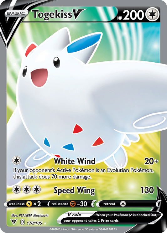 Togekiss V 178/185 Rare Ultra | Vivid Voltage | Pokemon Card