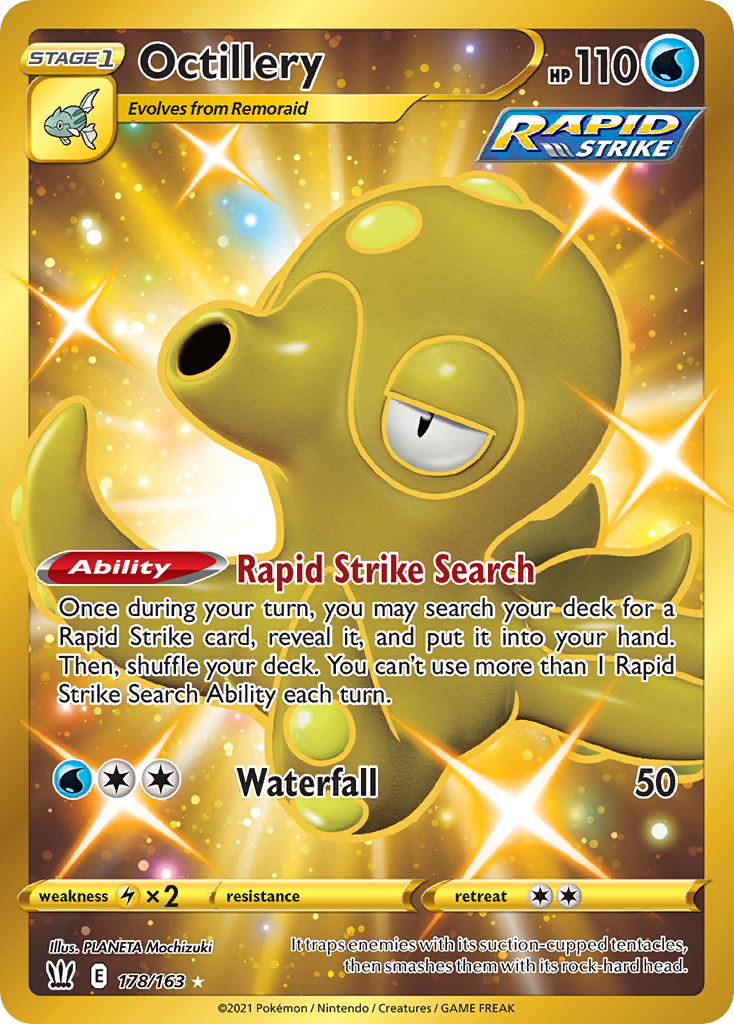Octillery 178/163 Rare Secret | Battle Styles | Pokemon Card