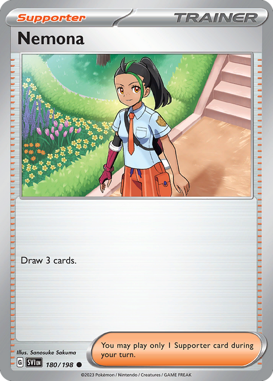 Nemona 180/198 Common | Scarlet & Violet | Pokemon Card