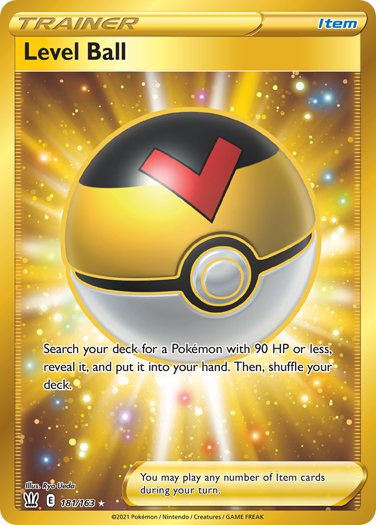 Level Ball 181/163 Rare Secret | Battle Styles | Pokemon Card
