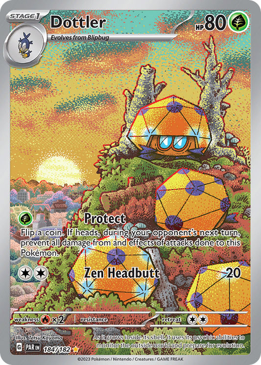 Dottler 184/182 Illustration Rare | Paradox Rift | Pokemon Card