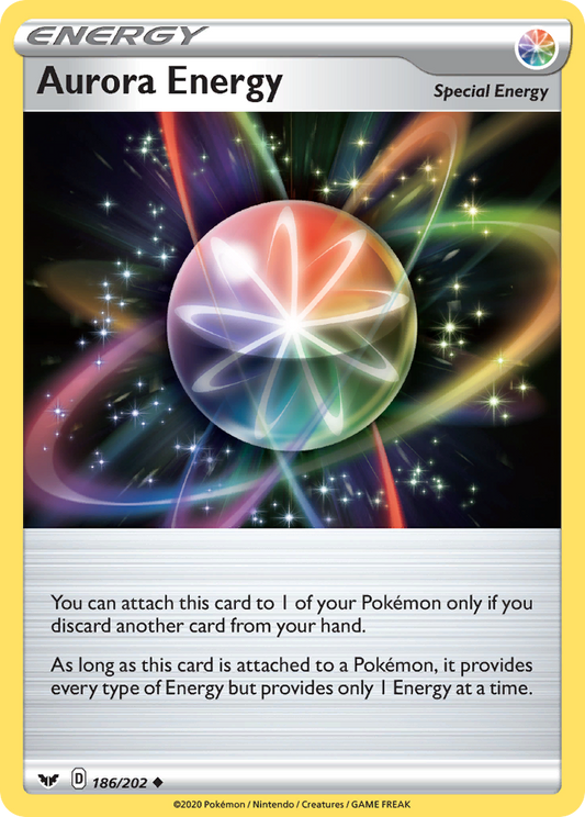 Aurora Energy 186/202 Uncommon | Sword & Shield | Pokemon Card
