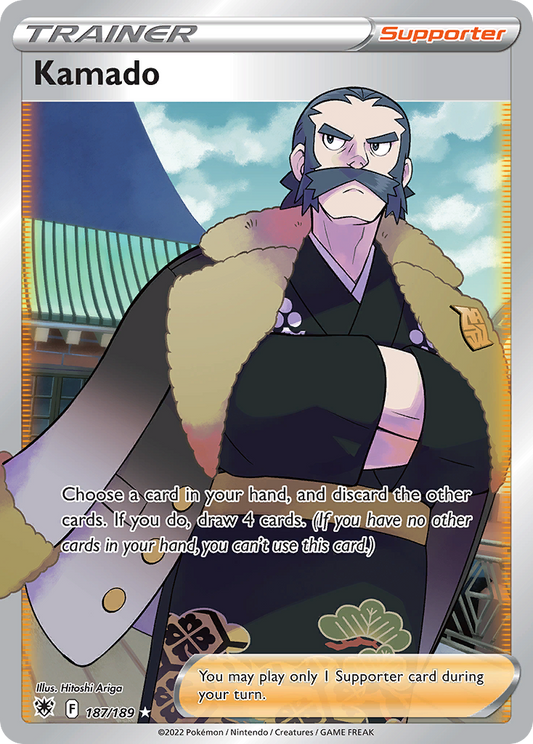 Kamado 187/189 Rare Ultra | Astral Radiance | Pokemon Card