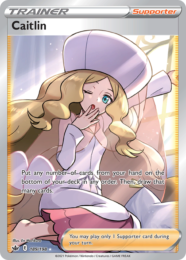 Caitlin 189/198 Rare Ultra | Chilling Reign | Pokemon Card