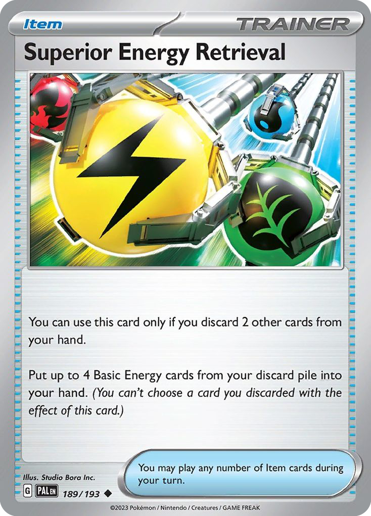 Superior Energy Retrieval 189/193 Uncommon | Paldea Evolved | Pokemon Card