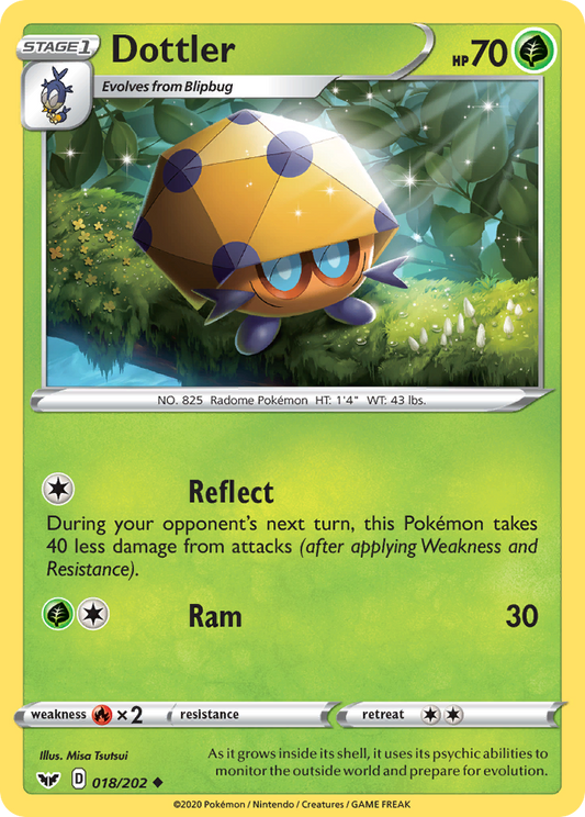 Dottler 18/202 Uncommon | Sword & Shield | Pokemon Card