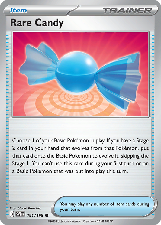Rare Candy 191/198 Common | Scarlet & Violet | Pokemon Card