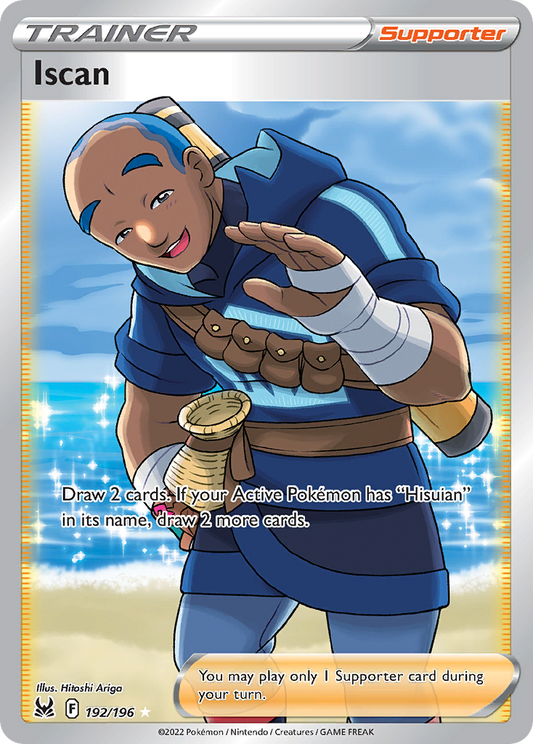 Iscan 192/196 Rare Ultra | Lost Origin | Pokemon Card