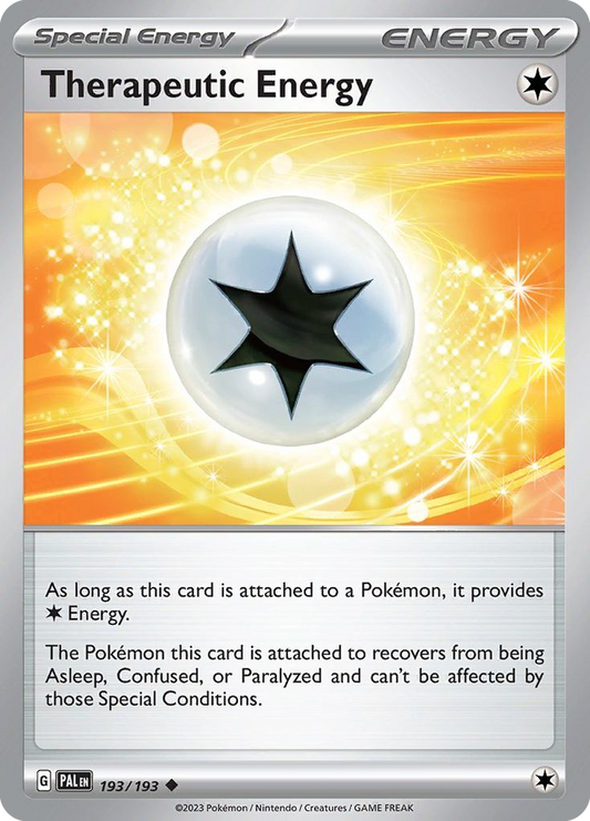 Therapeutic Energy 193/193 Uncommon | Paldea Evolved | Pokemon Card