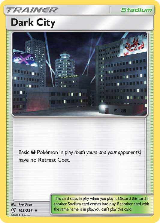 Dark City 193/236 Uncommon | Unified Minds | Pokemon Card