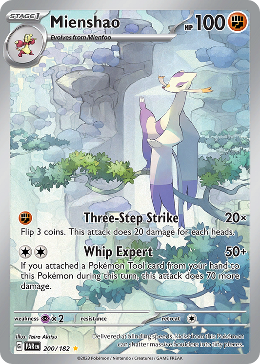 Mienshao 200/182 Illustration Rare | Paradox Rift | Pokemon Card
