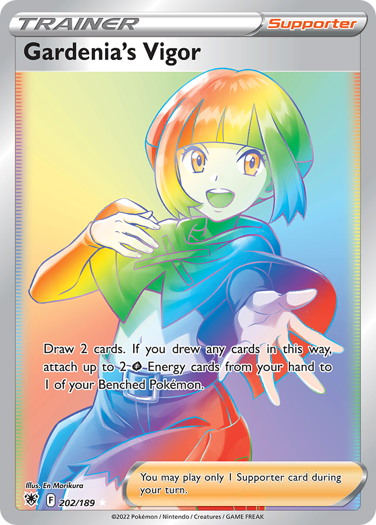 Gardenia's Vigor 202/189 Rare Rainbow | Astral Radiance | Pokemon Card
