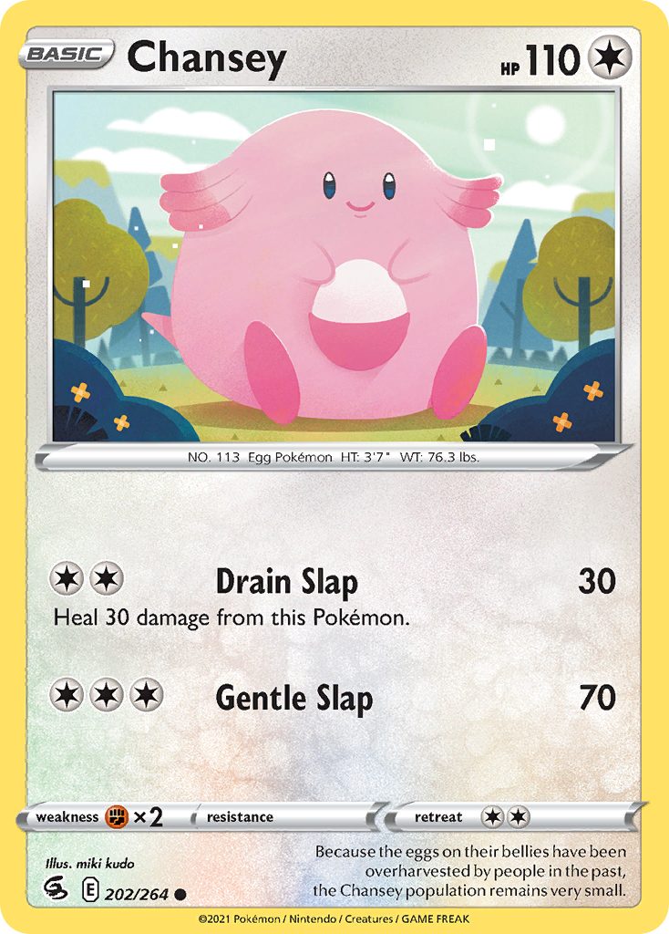 Chansey 202/264 Common | Fusion Strike | Pokemon Card