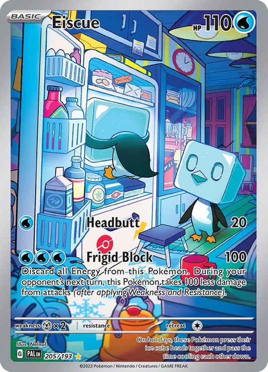 Eiscue 205/193 Illustration Rare | Paldea Evolved | Pokemon Card