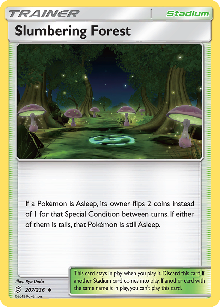 Slumbering Forest 207/236 Uncommon | Unified Minds | Pokemon Card
