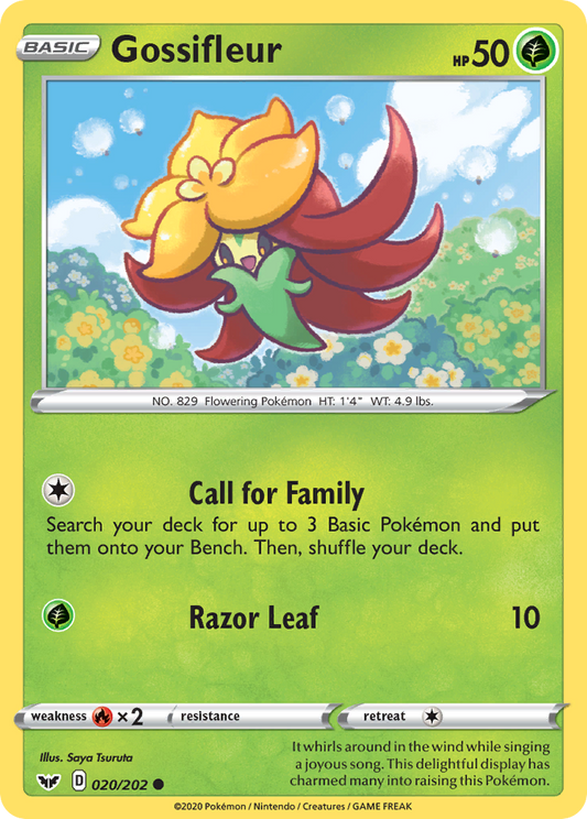 Gossifleur 20/202 Common | Sword & Shield | Pokemon Card
