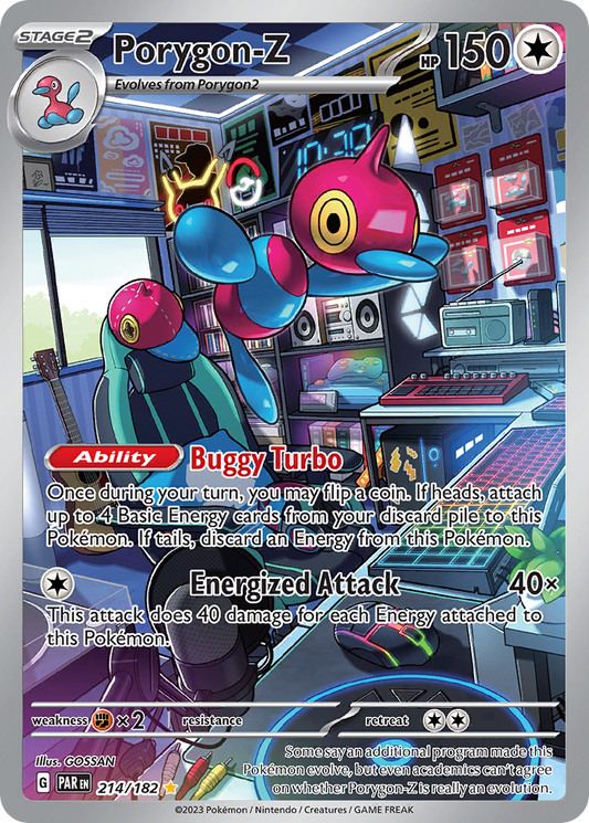Porygon-Z 214/182 Illustration Rare | Paradox Rift | Pokemon Card