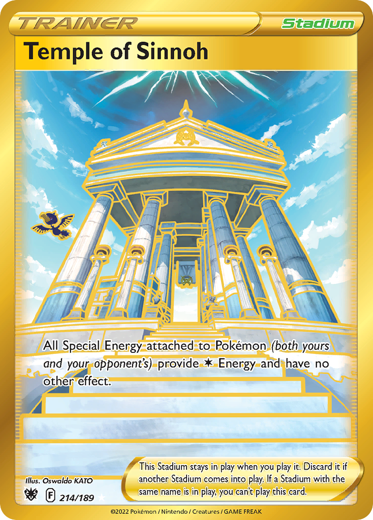 Temple of Sinnoh 214/189 Rare Secret | Astral Radiance | Pokemon Card
