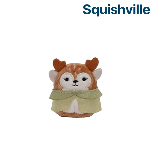 Deer with Green Shirt ~ 2" Individual Squishville by Squishmallows