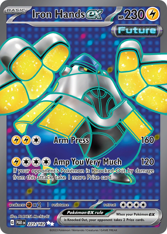 Iron Hands ex 223/182 Ultra Rare | Paradox Rift | Pokemon Card