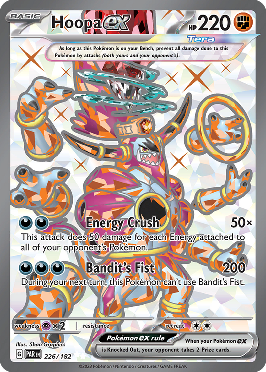 Hoopa ex 226/182 Ultra Rare | Paradox Rift | Pokemon Card