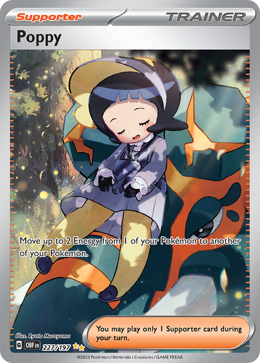 Poppy 227/197 Special Illustration Rare | Obsidian Flames | Pokemon Card