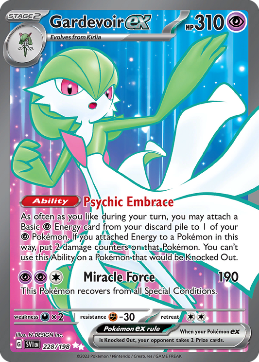 Gardevoir ex 228/198 Ultra Rare | Scarlet & Violet | Pokemon Card