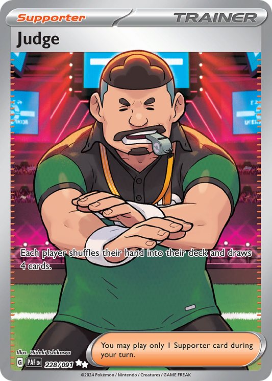 Judge 228/91 Ultra Rare | Paldean Fates | Pokemon Card