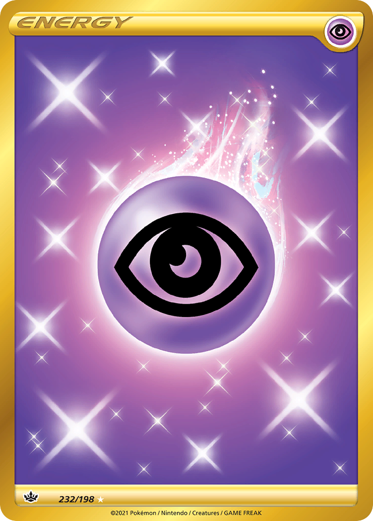 Psychic Energy 232/198 Rare Secret | Chilling Reign | Pokemon Card
