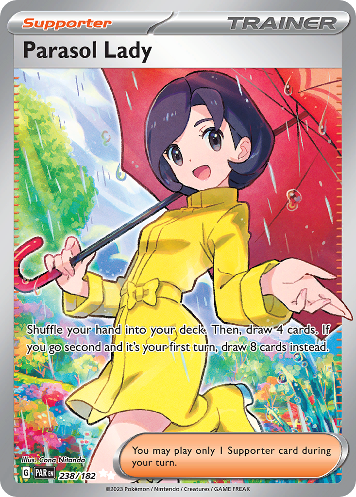 Parasol Lady 238/182 Ultra Rare | Paradox Rift | Pokemon Card