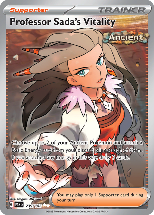 Professor Sada's Vitality 239/182 Ultra Rare | Paradox Rift | Pokemon Card