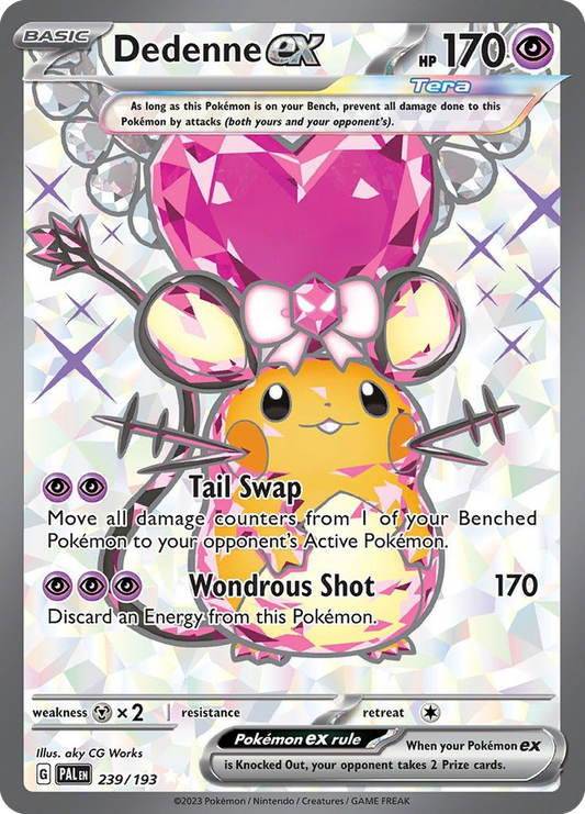 Dedenne ex 239/193 Ultra Rare | Paldea Evolved | Pokemon Card