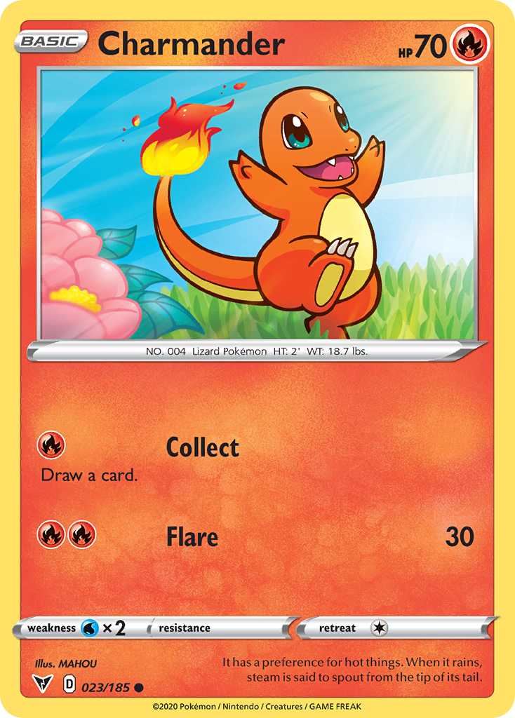 Charmander 23/185 Common | Vivid Voltage | Pokemon Card