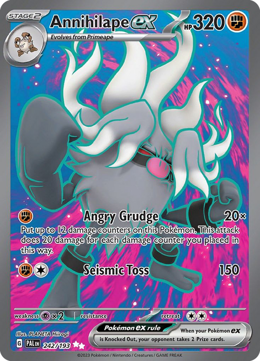 Annihilape ex 242/193 Ultra Rare | Paldea Evolved | Pokemon Card