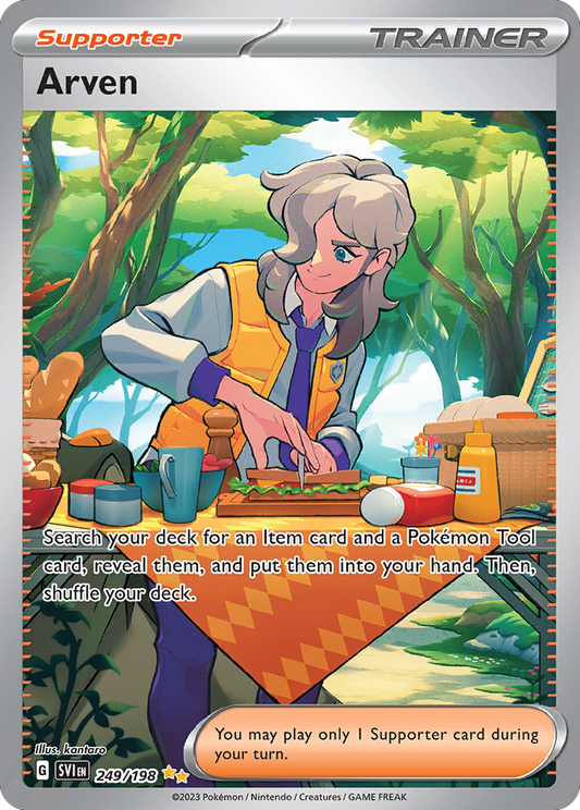 Arven 249/198 Special Illustration Rare | Scarlet & Violet | Pokemon Card