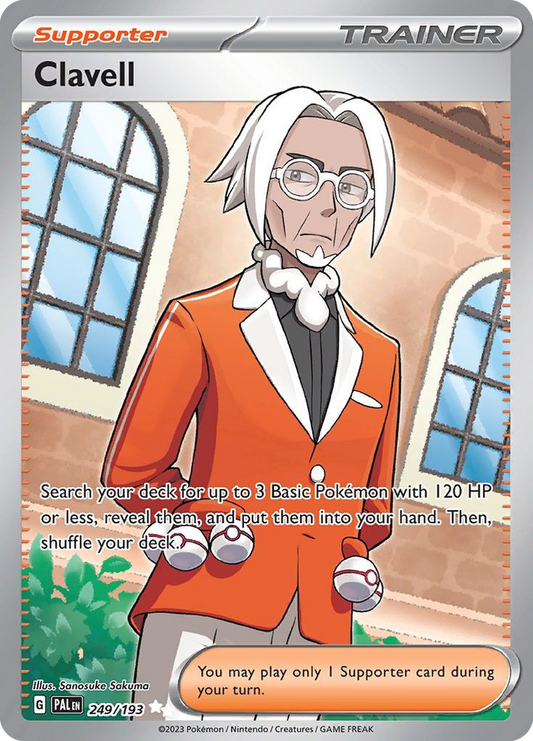 Clavell 249/193 Ultra Rare | Paldea Evolved | Pokemon Card