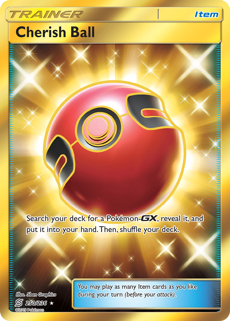 Cherish Ball 250/236 Rare Secret | Unified Minds | Pokemon Card