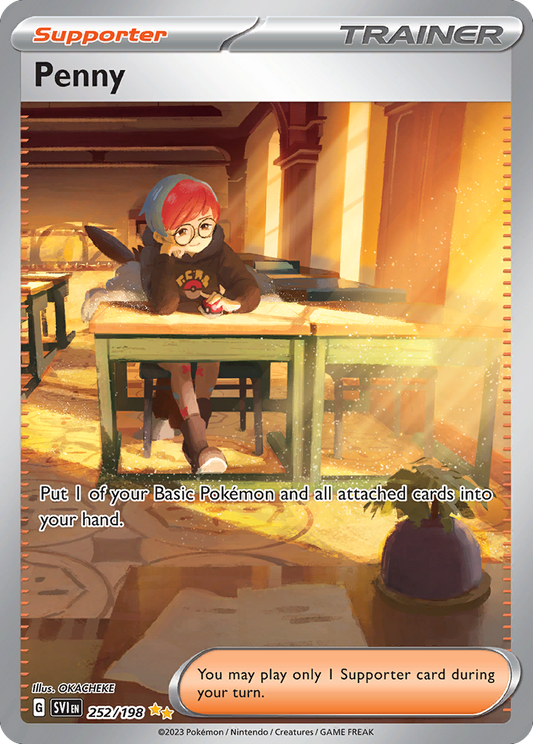 Penny 252/198 Special Illustration Rare | Scarlet & Violet | Pokemon Card