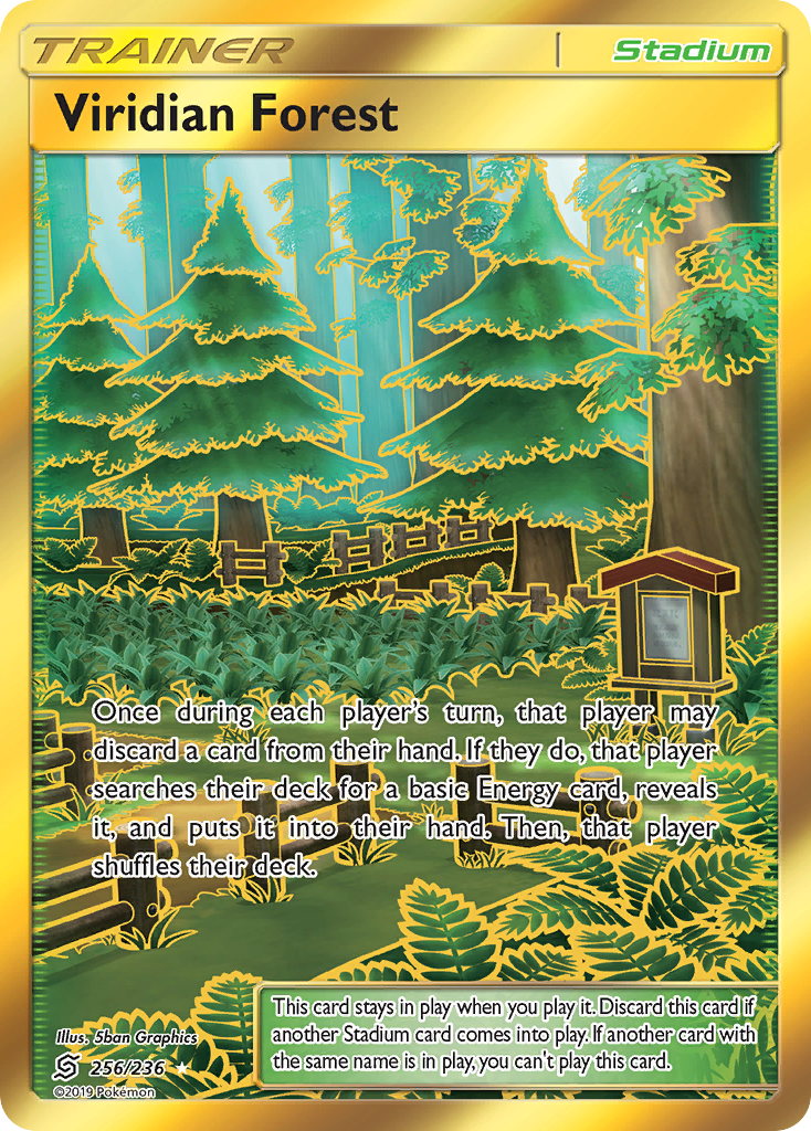 Viridian Forest 256/236 Rare Secret | Unified Minds | Pokemon Card