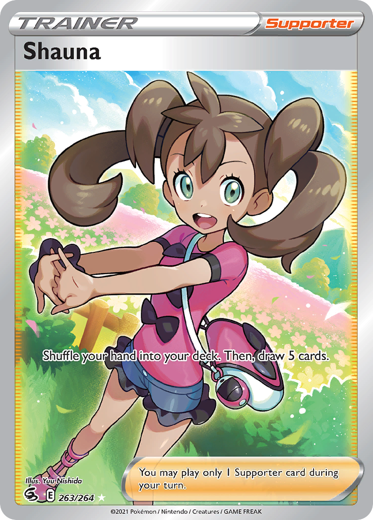 Shauna 263/264 Rare Ultra | Fusion Strike | Pokemon Card