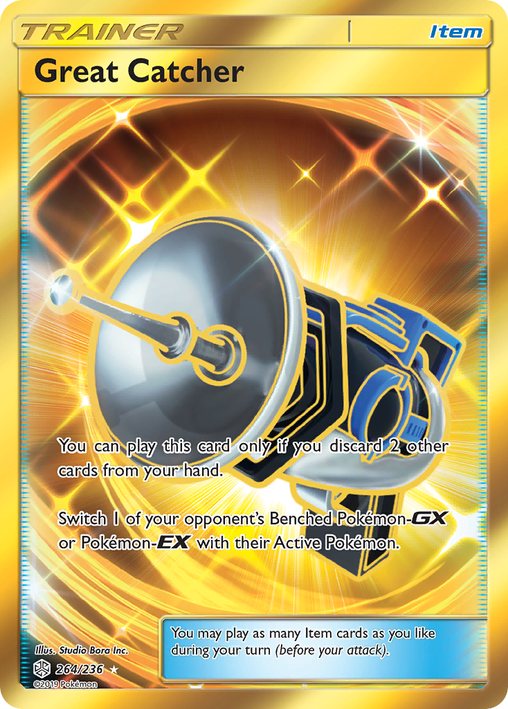 Great Catcher 264/236 Rare Secret | Cosmic Eclipse | Pokemon Card