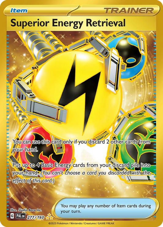 Superior Energy Retrieval 277/193 Hyper Rare | Paldea Evolved | Pokemon Card